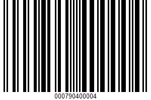 Welch's, Freeze-dried Apple Slices UPC Bar Code UPC: 000790400004
