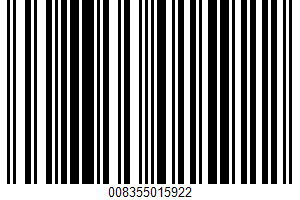 Wicklein, Brown Gingerbread UPC Bar Code UPC: 008355015922