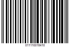 Garlic Salt UPC Bar Code UPC: 011110018410