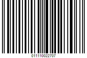 Thick & Chunky Salsa UPC Bar Code UPC: 011110022707