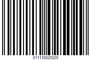 100% Unfiltered Juice From Concentrate UPC Bar Code UPC: 011110025029