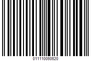 Kroger, Letters & Numbers Crackers UPC Bar Code UPC: 011110080820