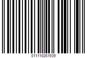 Jumbo Muffins UPC Bar Code Jumbo Muffins UPC Bar Code UPC: 011110261939