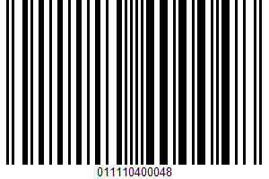 Mini Zucchini Loaf Cake UPC Bar Code UPC: 011110400048