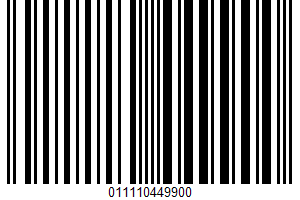 Small Curd Cottage Cheese UPC Bar Code UPC: 011110449900