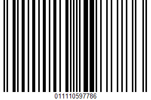 Kroger, Swiss Cheese UPC Bar Code UPC: 011110597786