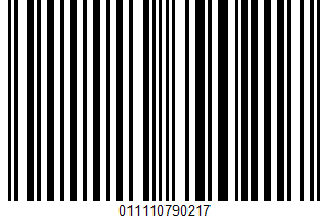 Pumpkin UPC Bar Code UPC: 011110790217