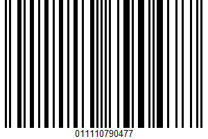 Organic Juice From Concentrated UPC Bar Code UPC: 011110790477