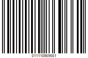 Trail Mix Bars UPC Bar Code UPC: 011110869661