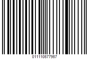 Mexican Style Blend UPC Bar Code UPC: 011110877987