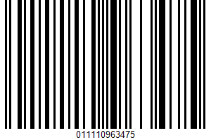 Raw Texas Gulf Shrimp UPC Bar Code UPC: 011110963475
