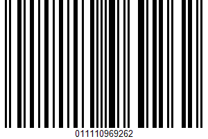 Premium Ground Sirloin Beef UPC Bar Code UPC: 011110969262