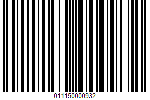 Gelato UPC Bar Code Gelato UPC Bar Code UPC: 011150000932