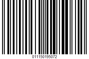 Authentic Italian Flatbread Mediterranean UPC Bar Code UPC: 011150195072