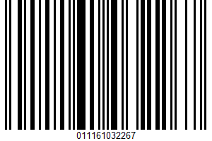 Creamy Peanut Butter UPC Bar Code UPC: 011161032267