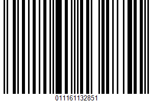 Traditional Piecrusts UPC Bar Code UPC: 011161132851