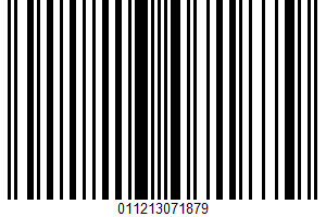 Natural Applesauce UPC Bar Code UPC: 011213071879