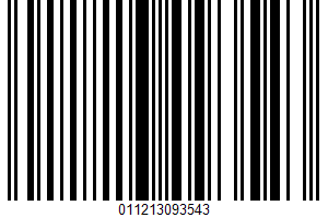 Gelatin Dessert UPC Bar Code UPC: 011213093543