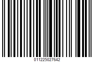 18 Medium White Eggs UPC Bar Code UPC: 011225027642