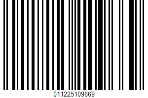 Fully Cooked Chicken Breast Patties UPC Bar Code Fully Cooked Chicken Breast Patties UPC Bar Code UPC: 011225109669
