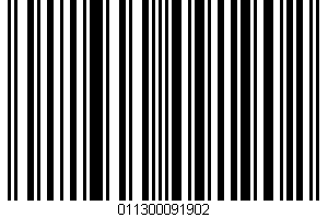 Candy UPC Bar Code UPC: 011300091902