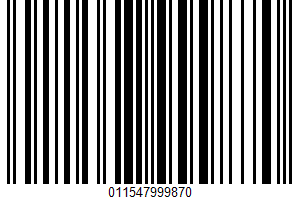 Chicken Saute Rice UPC Bar Code UPC: 011547999870
