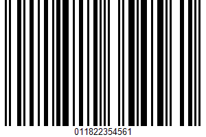 Beef Jerky UPC Bar Code UPC: 011822354561