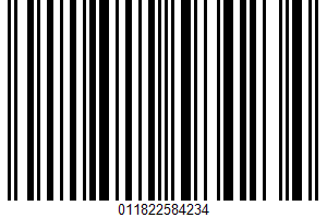 Apple Juice From Concentrate UPC Bar Code UPC: 011822584234