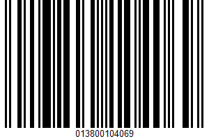 Special Edition Side Dish UPC Bar Code Special Edition Side Dish UPC Bar Code UPC: 013800104069