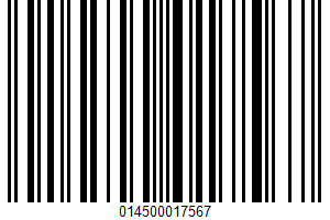 100% Vegetable Pasta UPC Bar Code 100% Vegetable Pasta UPC Bar Code UPC: 014500017567