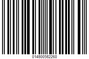 100% Juice From Concentrate UPC Bar Code UPC: 014800582260
