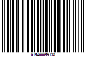 Sparkling Water Beverage UPC Bar Code UPC: 015400059138