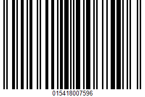 Black Sanding Sugar UPC Bar Code UPC: 015418007596