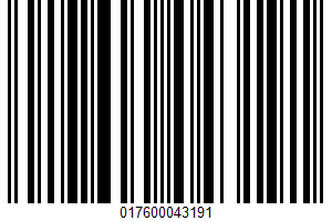 Candied Yams Cut Sweet Potatoes In Kettle Simmered Syrup UPC Bar Code UPC: 017600043191