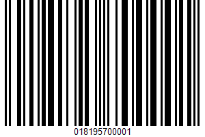 Apple Chips UPC Bar Code Apple Chips UPC Bar Code UPC: 018195700001