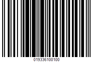 Ghee UPC Bar Code UPC: 019336100100