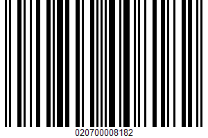 Black Tea UPC Bar Code Black Tea UPC Bar Code UPC: 020700008182