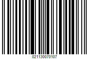 Milk UPC Bar Code Milk UPC Bar Code UPC: 021130070107