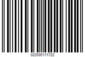 Fruit Chews UPC Bar Code UPC: 022000111722