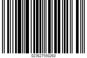 Ice Cream UPC Bar Code Ice Cream UPC Bar Code UPC: 023627550260