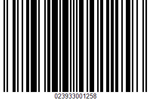 White Kernels Popcorn UPC Bar Code UPC: 023933001258