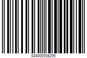 Meal Toppers UPC Bar Code UPC: 024000554295