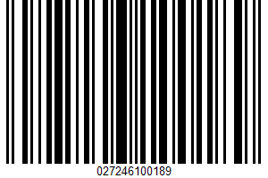 Syrup UPC Bar Code Syrup UPC Bar Code UPC: 027246100189