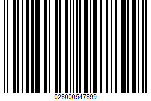 Organic Chocolate Chip Morsels UPC Bar Code UPC: 028000547899
