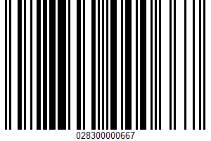 Premium Sour Cream UPC Bar Code UPC: 028300000667