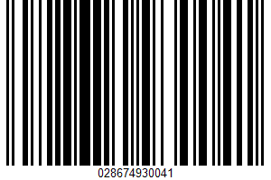 Wal-mart Stores, Chocolate Flavored Candy UPC Bar Code UPC: 028674930041