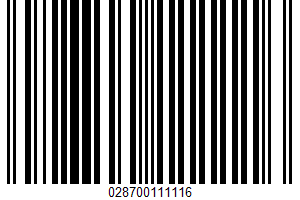 Apple Sauce UPC Bar Code Apple Sauce UPC Bar Code UPC: 028700111116