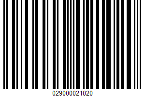 Trail Mix UPC Bar Code UPC: 029000021020