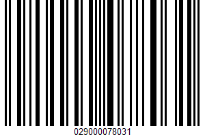 Walnut Pieces UPC Bar Code Walnut Pieces UPC Bar Code UPC: 029000078031