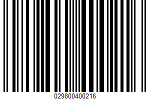 Pancake & Sahsage UPC Bar Code Pancake & Sahsage UPC Bar Code UPC: 029800400216